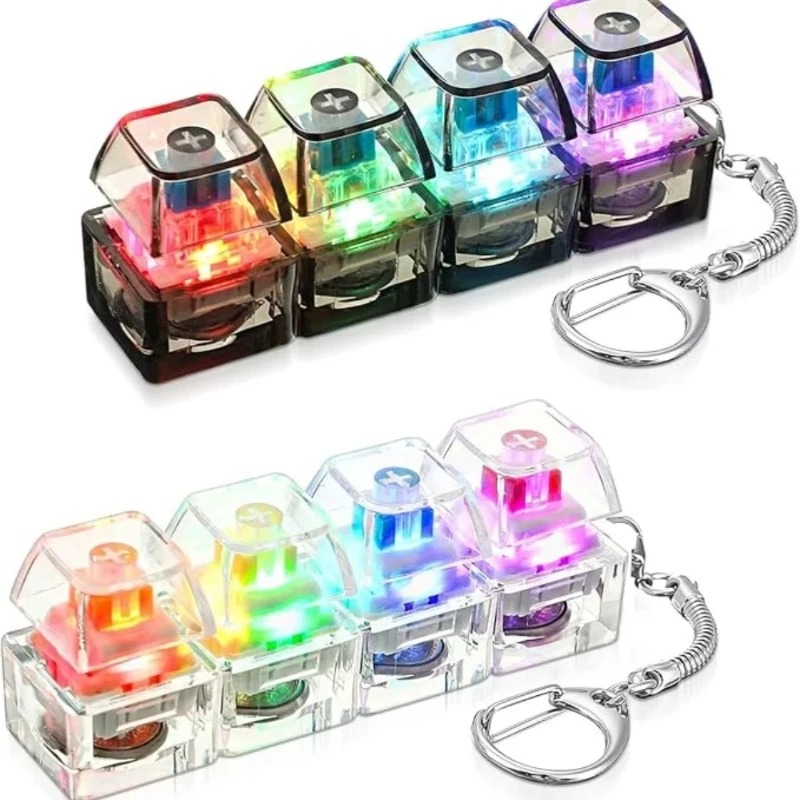 Electronics Gadgets For Kids - Светодиодный брелок-клавиатура, сенсорная игрушка-антистресс, кристаллический кликер