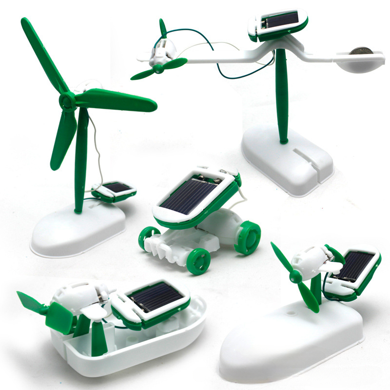 Electronics Gadgets For Kids - 6-в-1 комплект робота на солнечной энергии,