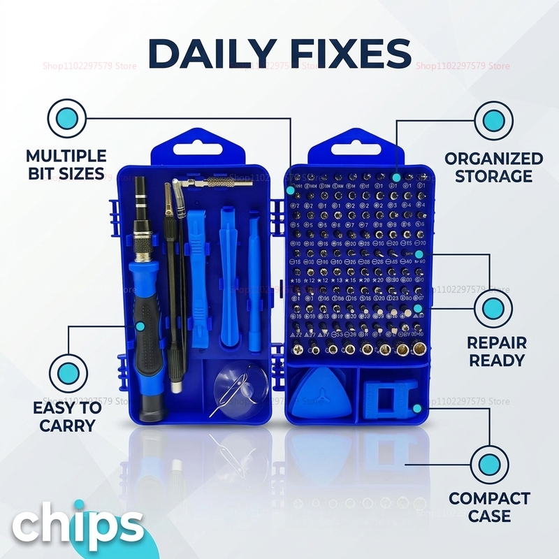 Набор отверток 115 в 1: многоф – обзор и цена Electronics Gadgets And Accessories
