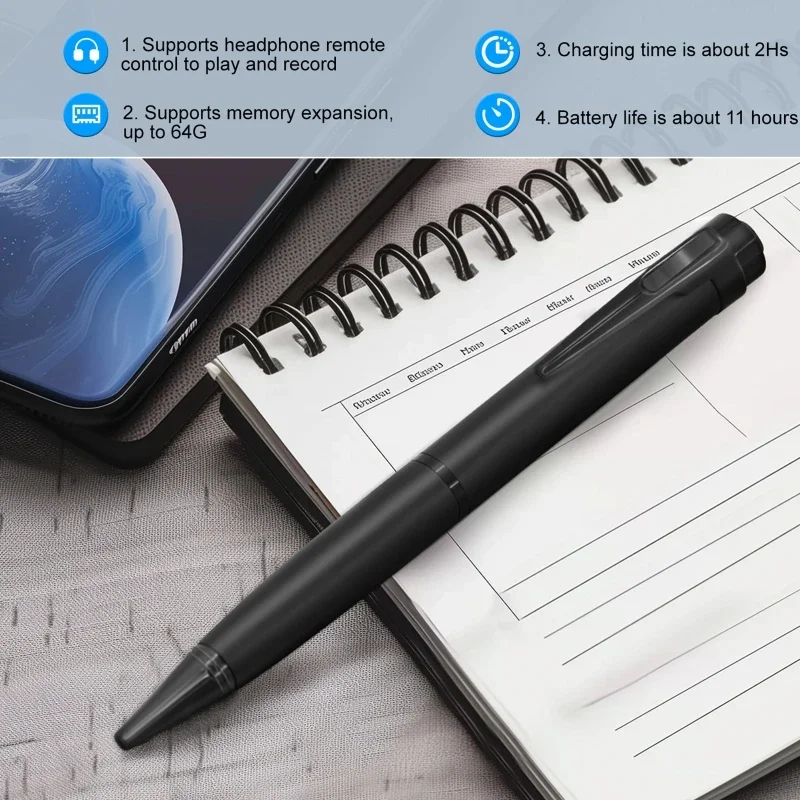 Цифровая активированная ручка- – обзор и цена Voice Recorder Pen