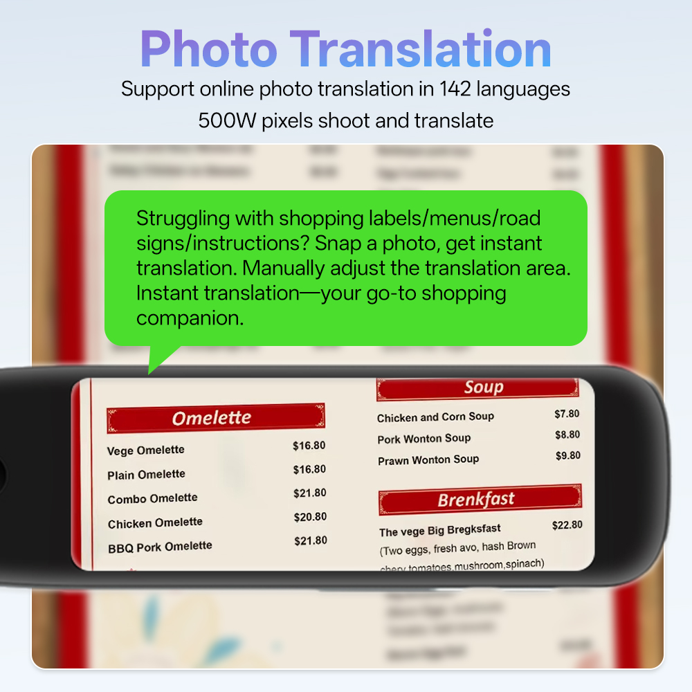 MSAI S10 Smart Scan Translator – обзор и цена Voice Recorder Pen