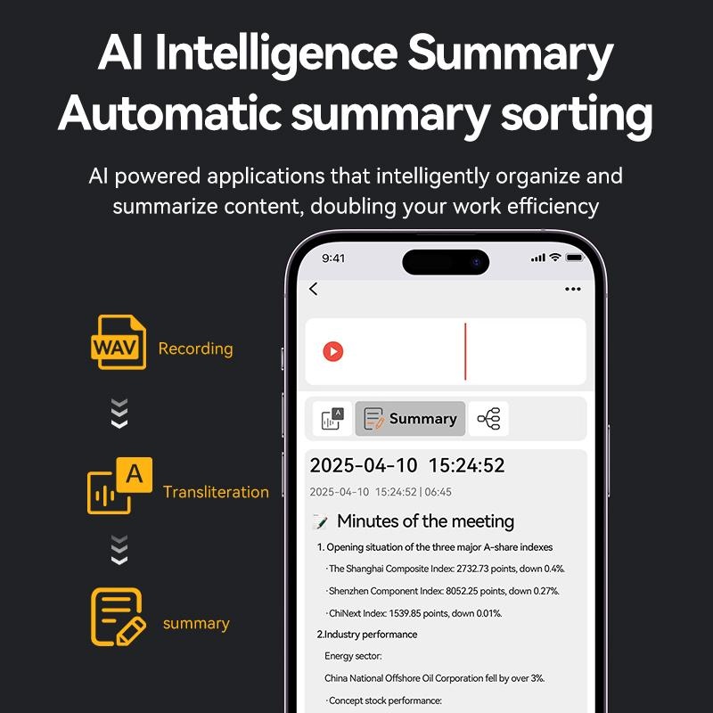 Умная ручка-диктофон с ИИ и фу – обзор и цена Voice Recorder Pen