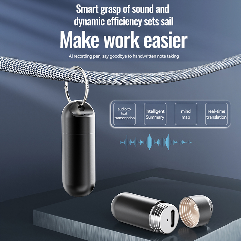 Портативный AI-диктофон с шумо – обзор и цена Voice Recorder Pen
