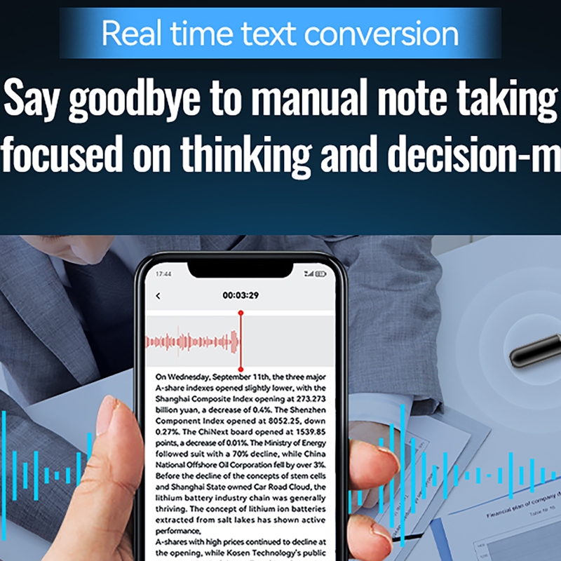 Портативный AI-диктофон с шумо – обзор и цена Voice Recorder Pen